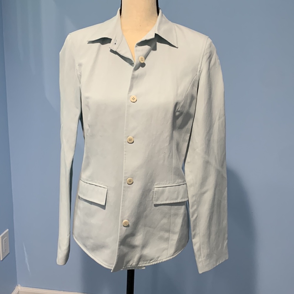 Moda Seta separate pants suit size 4 75%silk 25% linen